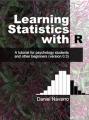 Small book cover: Learning Statistics with R