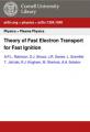 Small book cover: Theory of Fast Electron Transport for Fast Ignition