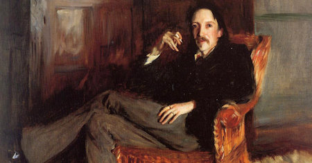 Illustration of Robert Louis Stevenson