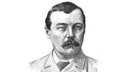 Illustration of Arthur Conan Doyle