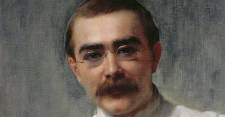 Illustration of Rudyard Kipling