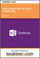 Small book cover: Getting Started with Microsoft OneNote 2013