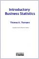 Small book cover: Introductory Business Statistics