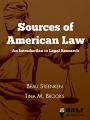 Book cover: Sources of American Law: An Introduction to Legal Research