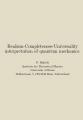 Small book cover: Realism-Completeness-Universality interpretation of quantum mechanics