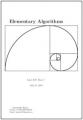 Small book cover: Elementary Algorithms