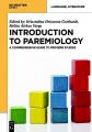 Book cover: Introduction to Paremiology: A Comprehensive Guide to Proverb Studies
