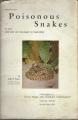 Book cover: Poisonous Snakes of Texas and First Aid Treatment of Their Bites