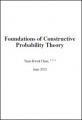 Book cover: Foundations of Constructive Probability Theory