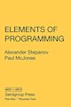 Book cover: Elements of Programming