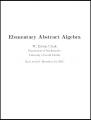 Small book cover: Elementary Abstract Algebra