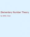Small book cover: Elementary Number Theory