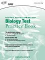 Book cover: GRE Biology Test Practice Book
