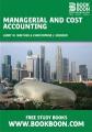 Small book cover: Managerial and Cost Accounting