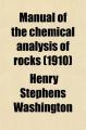 Book cover: Manual of the Chemical Analysis of Rocks