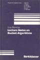 Small book cover: Lecture Notes on Bucket Algorithms