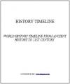 Small book cover: History Timeline