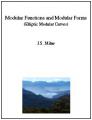 Book cover: Modular Functions and Modular Forms