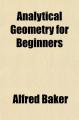 Book cover: Analytical Geometry for Beginners