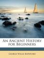 Book cover: An Ancient History for Beginners