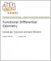 Book cover: Functional Differential Geometry