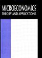 Small book cover: Microeconomics Theory And Applications