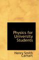 Book cover: Physics for University Students