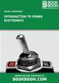 Book cover: Introduction to Power Electronics