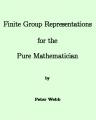 Small book cover: Finite Group Representations for the Pure Mathematician