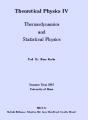 Small book cover: Thermodynamics and Statistical Physics