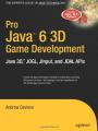 Book cover: Pro Java 6 3D Game Development