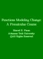Small book cover: Functions Modeling Change: A Precalculus Course