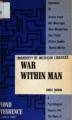 Book cover: War Within Man