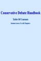 Book cover: Conservative Debate Handbook