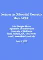 Book cover: Lectures on Differential Geometry