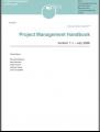 Book cover: Project Management Handbook