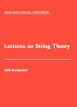 Book cover: Lectures on String Theory