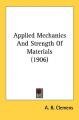 Book cover: Applied Mechanics and Strength of Materials