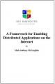 Small book cover: A Framework for Enabling Distributed Applications on the Internet