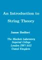 Small book cover: An Introduction to String Theory