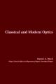 Small book cover: Classical and Modern Optics