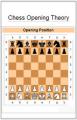 Book cover: Chess Opening Theory