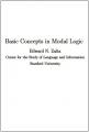 Book cover: Basic Concepts in Modal Logic