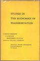 Book cover: Studies in the Economics of Transportation