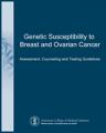 Book cover: Genetic Susceptibility to Breast and Ovarian Cancer