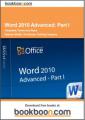 Small book cover: Word 2010 Advanced