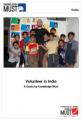 Small book cover: Volunteer in India