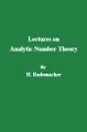Book cover: Lectures on Analytic Number Theory