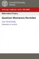 Small book cover: Quantum Mechanics Revisited