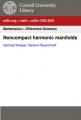 Book cover: Noncompact Harmonic Manifolds